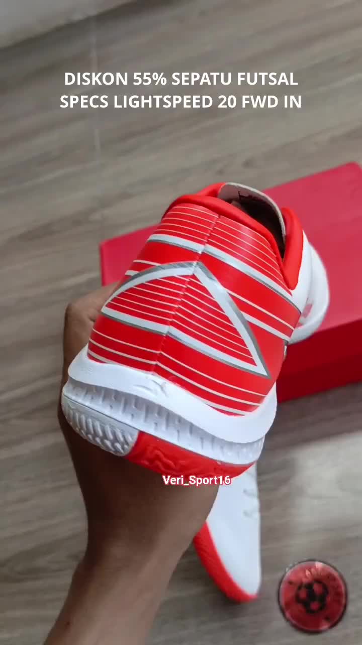 DISKON 55% SEPATU FUTSAL.
SPECS LIGHTSPEED 20 FWD IN.
Rp.599.800 JADI Rp.275.000

VERI SPORT ORIGINAL GAK HARUS MAHAL.
ORDER KLIK 👇

WA : 08
