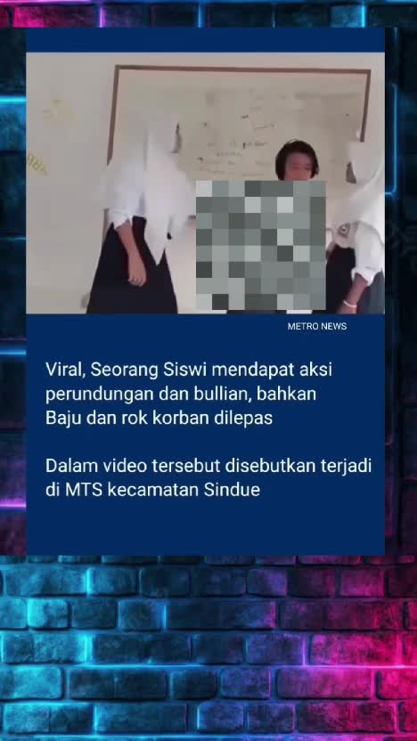siswi MTS dibully Temanya di Kelas.
 #siswi  #mts  #bully  #kelas  #miris 