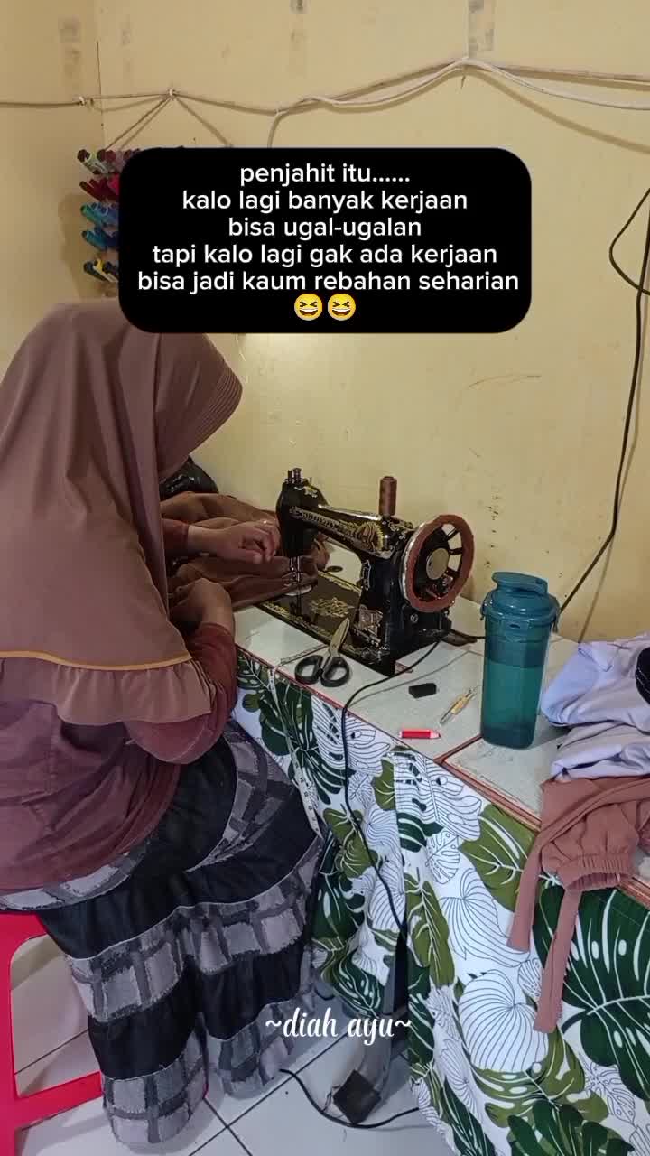 penjahit itu bisa gaspol bisa juga gasrem #fyp 