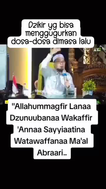 Dzikir menggugurkan dosa-dosa dimasa lalu