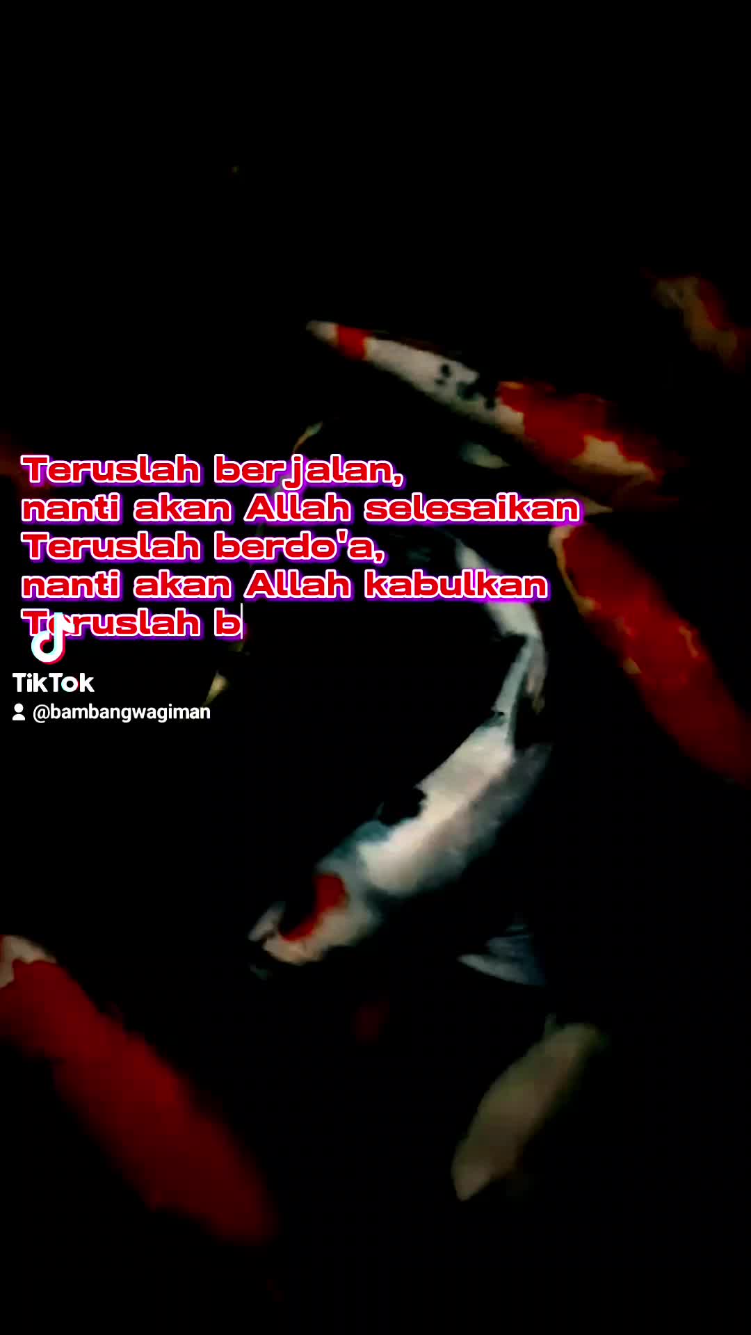 Teruslah berjuang Allah ada untuk kita 