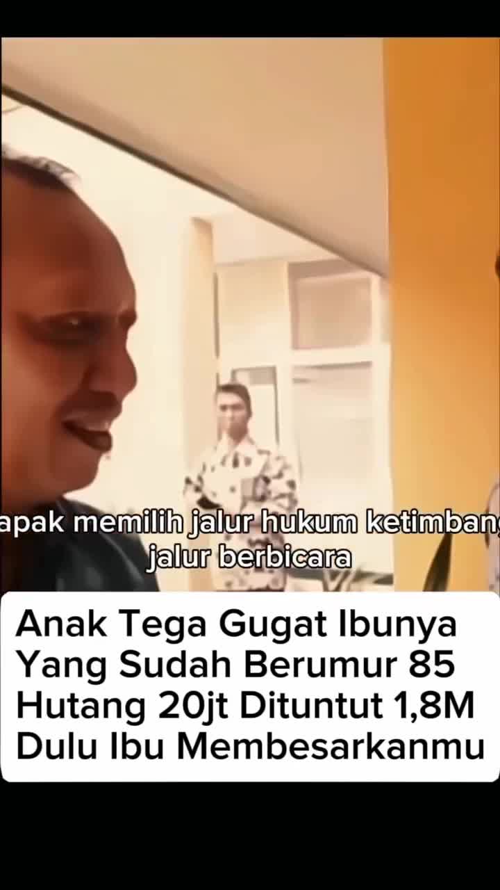padahal ibu udah besarkan kamu
 #kisahnyata 