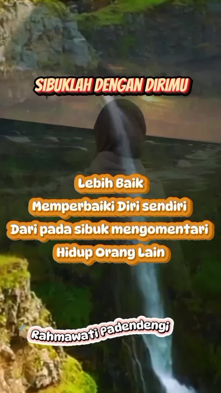 Lebih baik sibuk perbaiki diri sendiri ✨
daripada buang waktu ngurusin hidup orang lain. Fokus, upgrade, berkembang ??
#FokusDiri #UpgradeDi