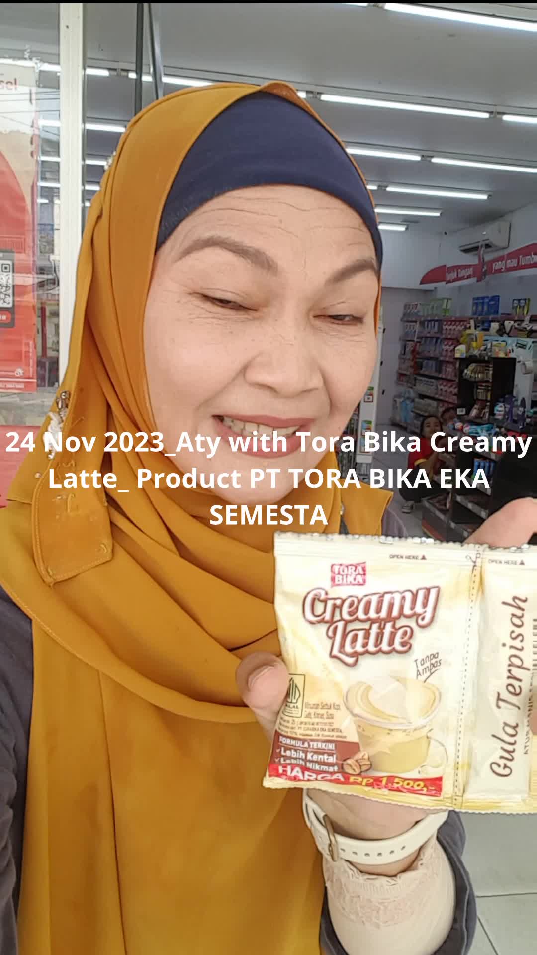 24 Nov 2024_Aty with Tora Bika Creamy Latte_Product PT Tora Bika Eka Semesta