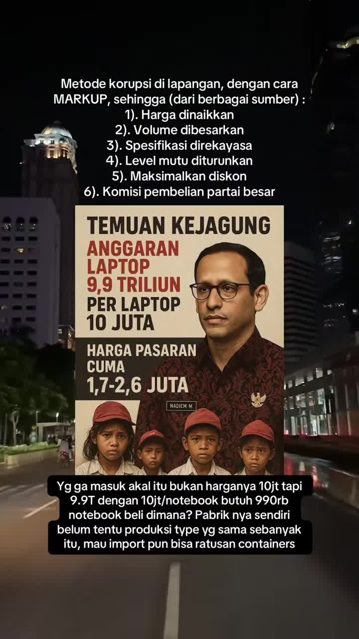 Berkedok Digitalisasi Ternyata Untuk Di Korupsi 
#Korupsi #Kasus Korupsi 