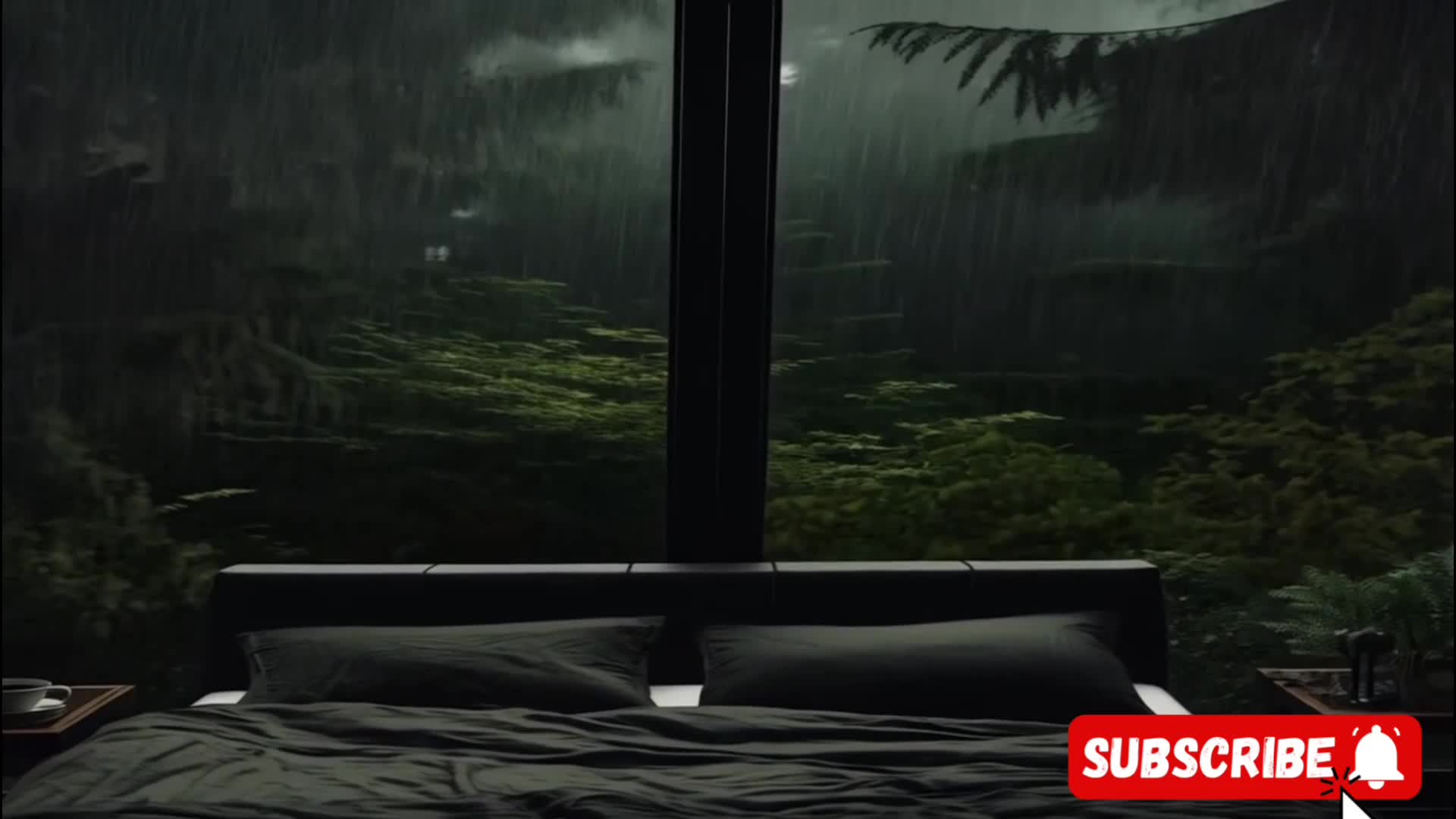 hujan deras ditengah hutan