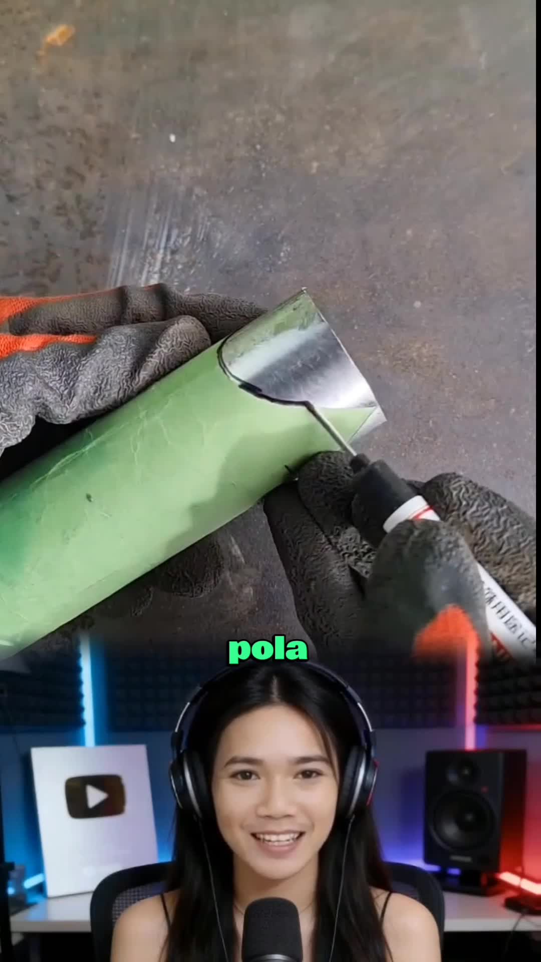 menggabungkan 5 tiang besi berongga  #shorts 