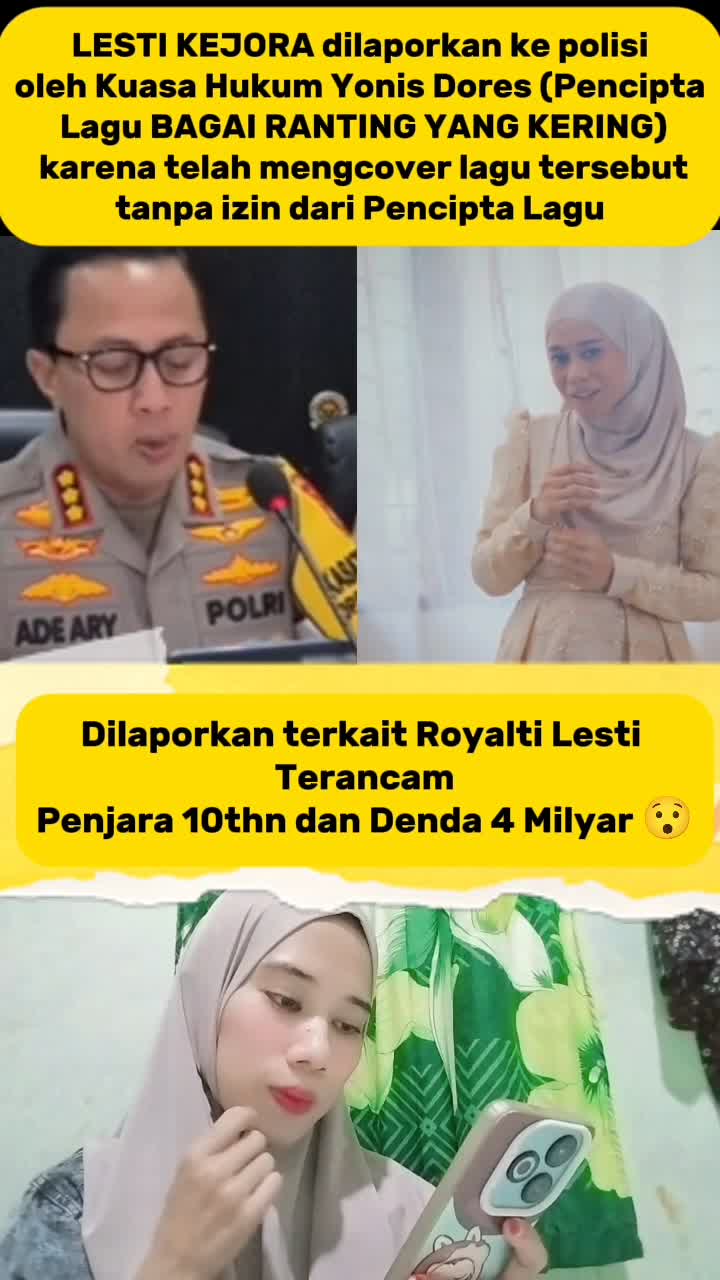 istri Risky Billar dilaporkan ke Polda #LESTIKEJORA #LESTI #LESTIBILLAR 