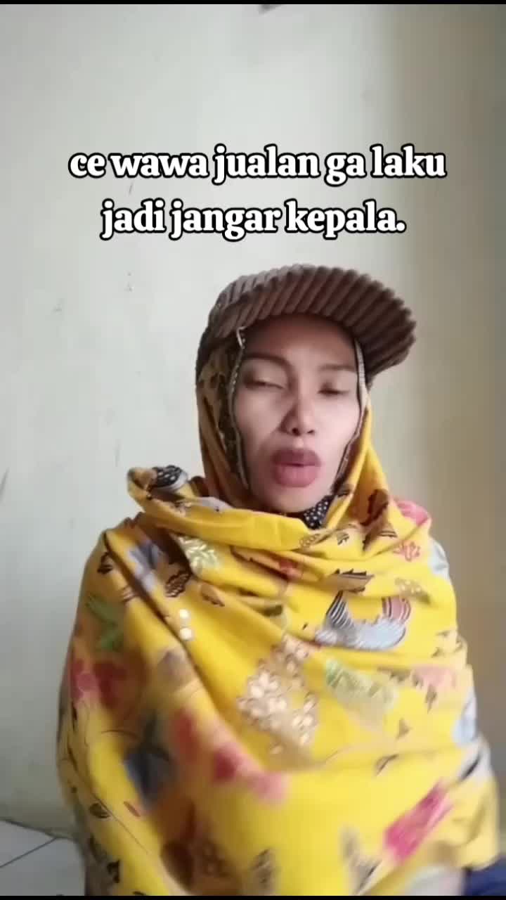 ce wawa galau jualan ga laku. 
