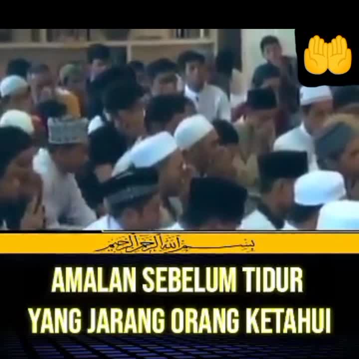 amalkan sebelum tidur 