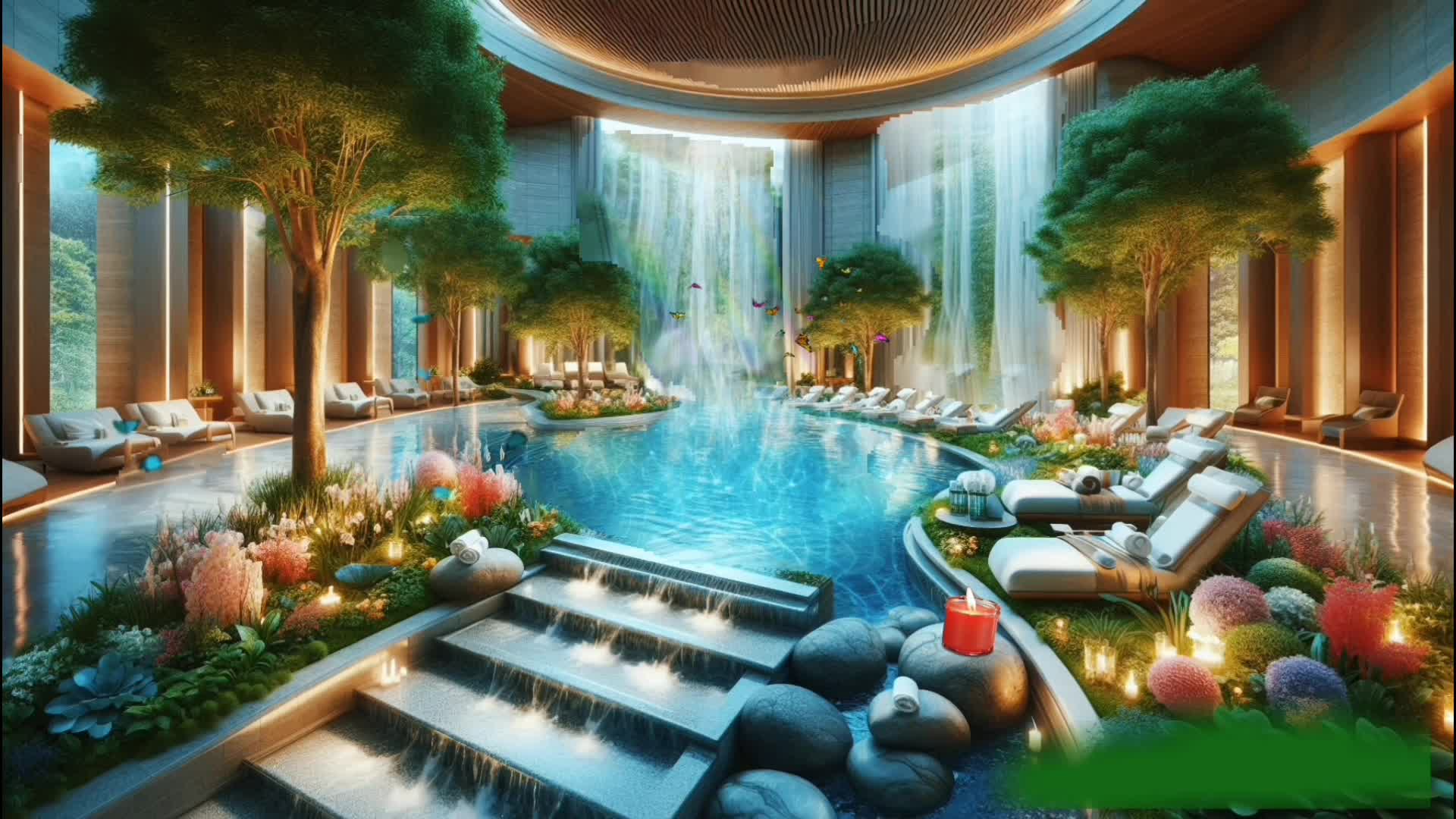 tempat spa yang menenangkan  