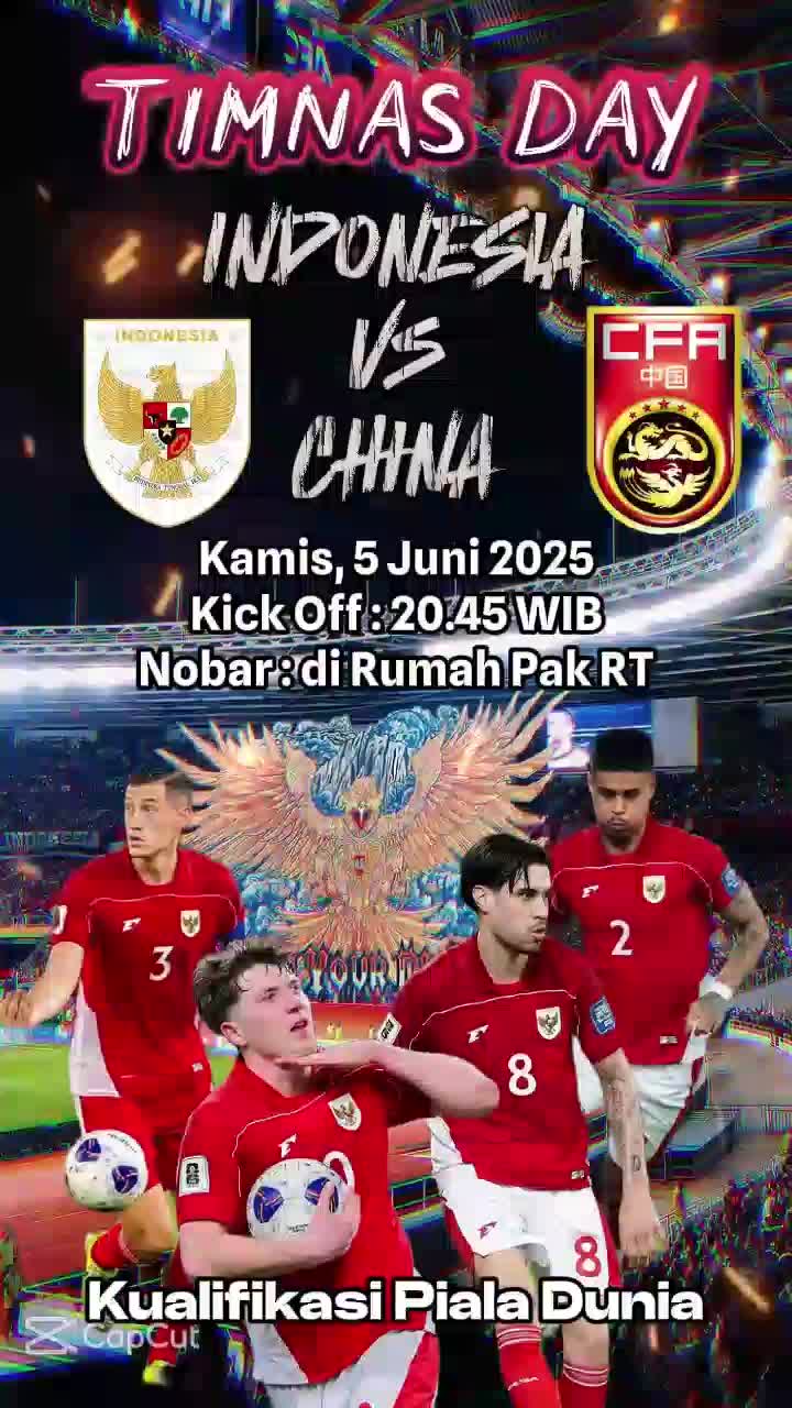 Indonesia vs China 
#timnasday
 #fypシ  ##SuperShowSports #RCTIPlusNobarTimnas #RCTIPlusSuperApp 