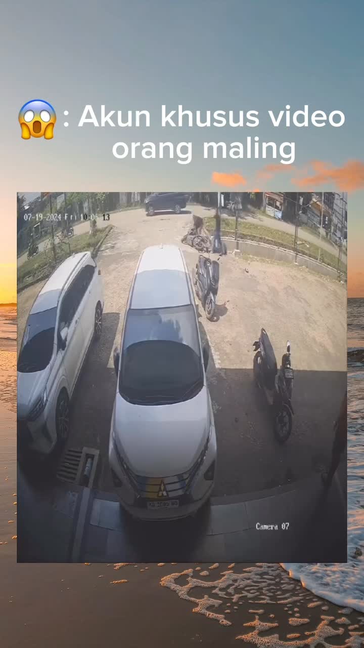 Detik detik maling ketahuan