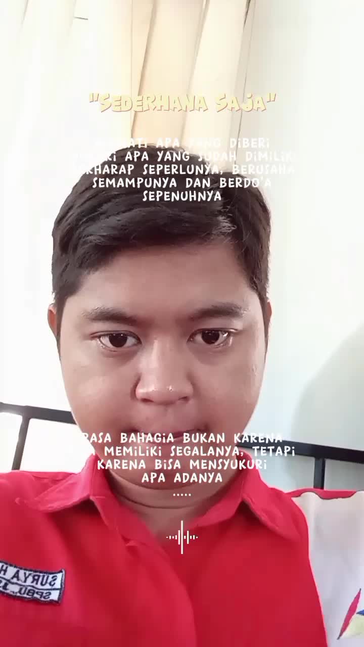 sederhana saja 
#fyp 