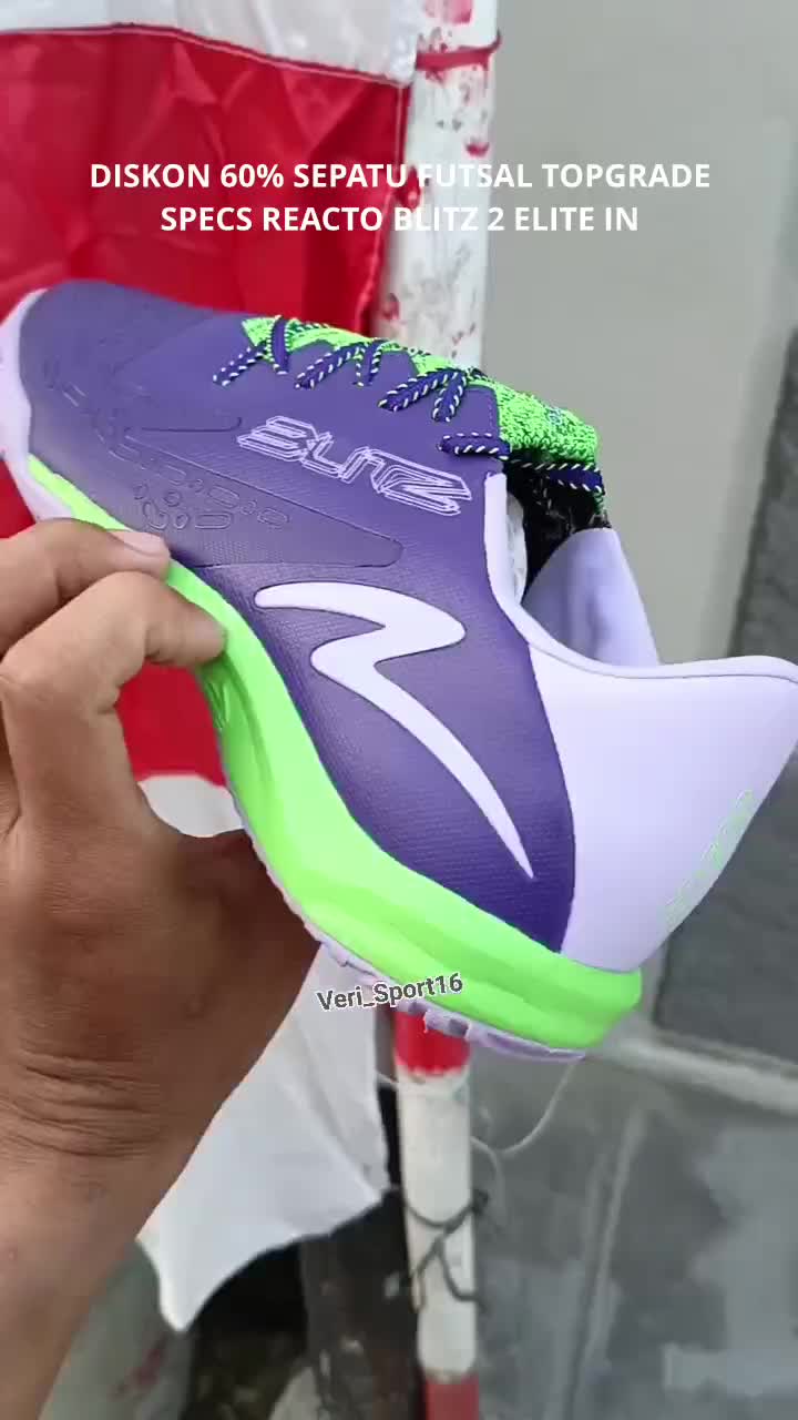 DISKON 60% SEPATU FUTSAL TOPGRADE
SPECS REACTOBLITZ 2 ELITE IN
Rp.849.800 JADI Rp.325.000

VERI SPORT ORIGINAL GAK HARUS MAHAL.
ORDER KLIK 👇