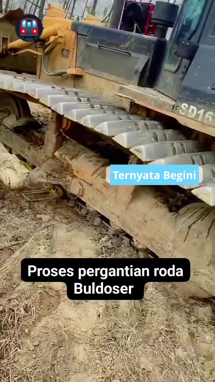 Pergantian roda buldoser #fyp #fypシ゚viral #HOTrctiplus #RCTIPlus #viral #rcti #rigelagency