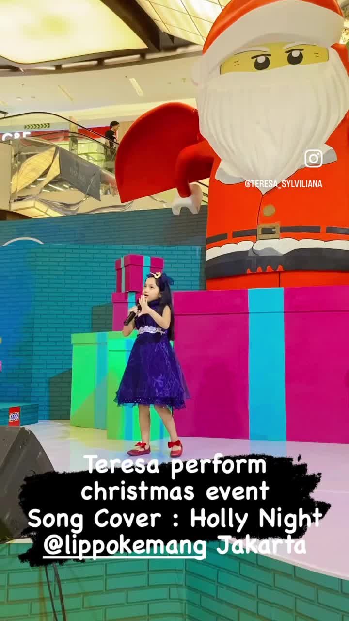 Penyanyi cilik 9 Tahun bersuara emas . Instagram@teresa_sylviliana