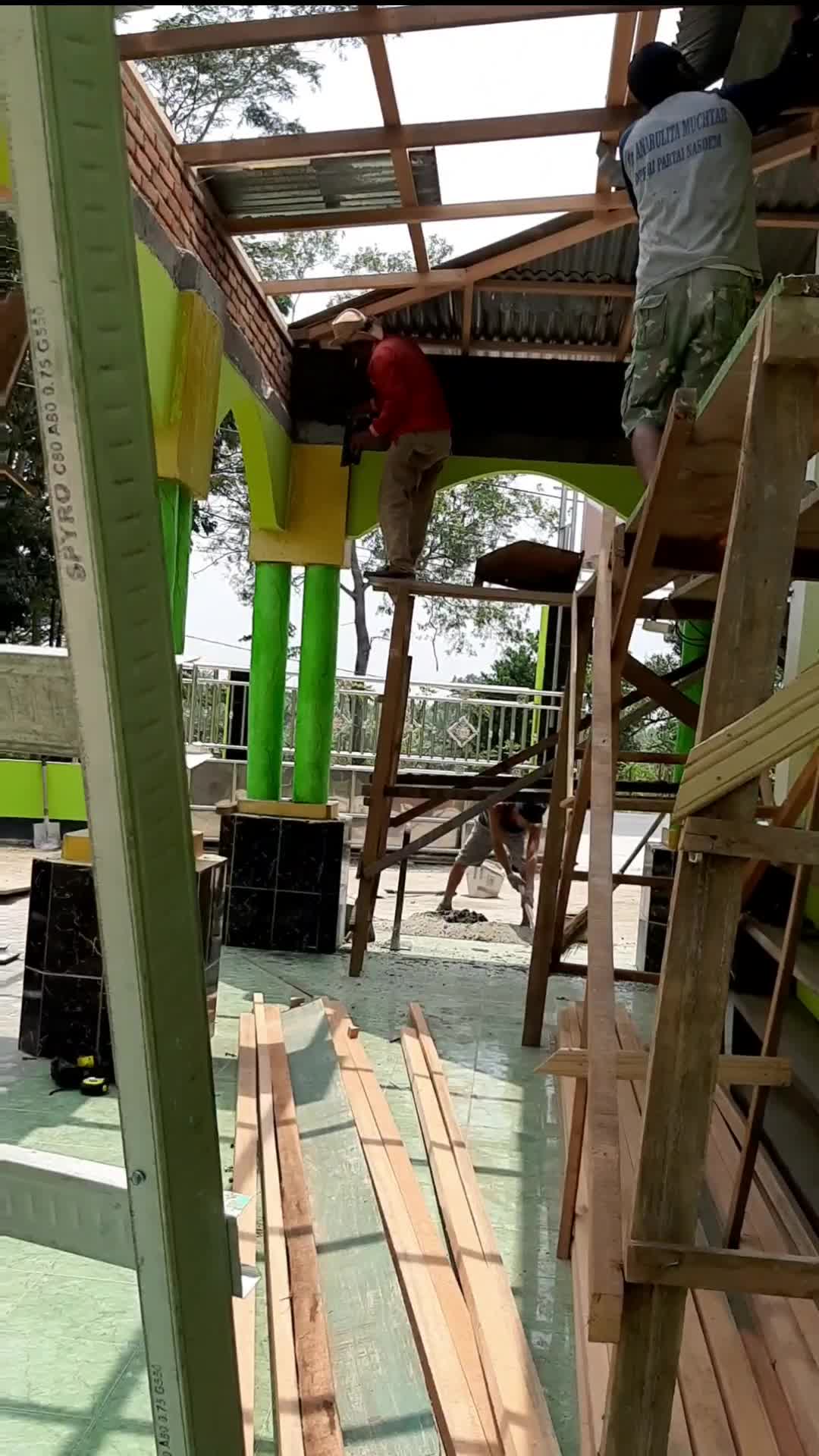 Renovasi Masjid Al-Muhajirin Transos