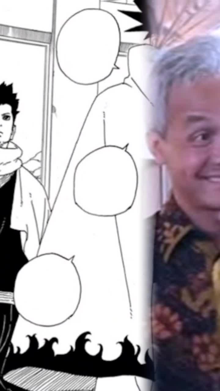 Fik ganjar dan Anis adalah sikamaru dan konohamaru#hokage 8