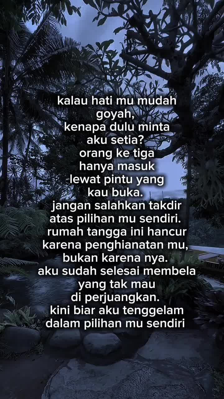 siapapun yang ngalamin seperti ini
yang kuat ya

 #quotes   #short  #HOTrctiplus  #RCTIPlus  #fyp 