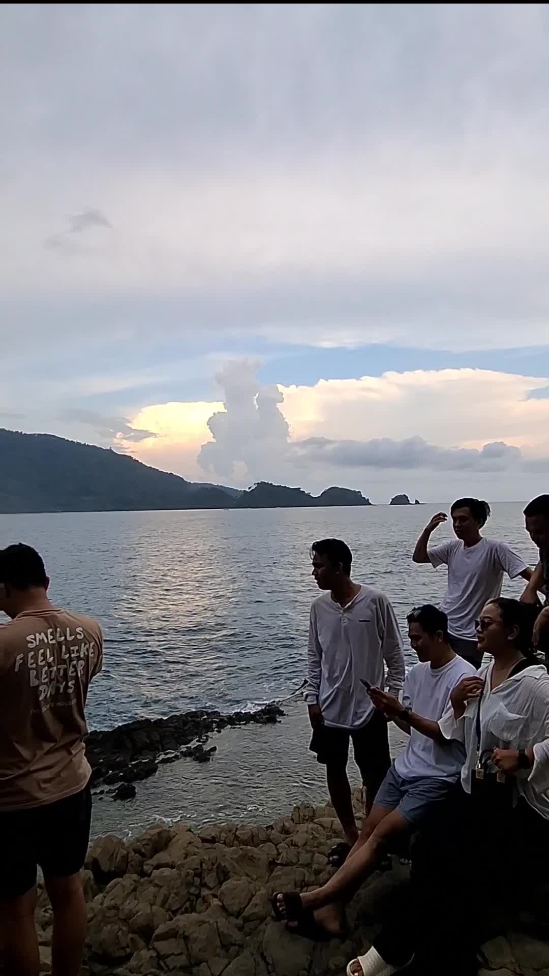 laguna gayau teluk kiluan lampung #Ular laut 