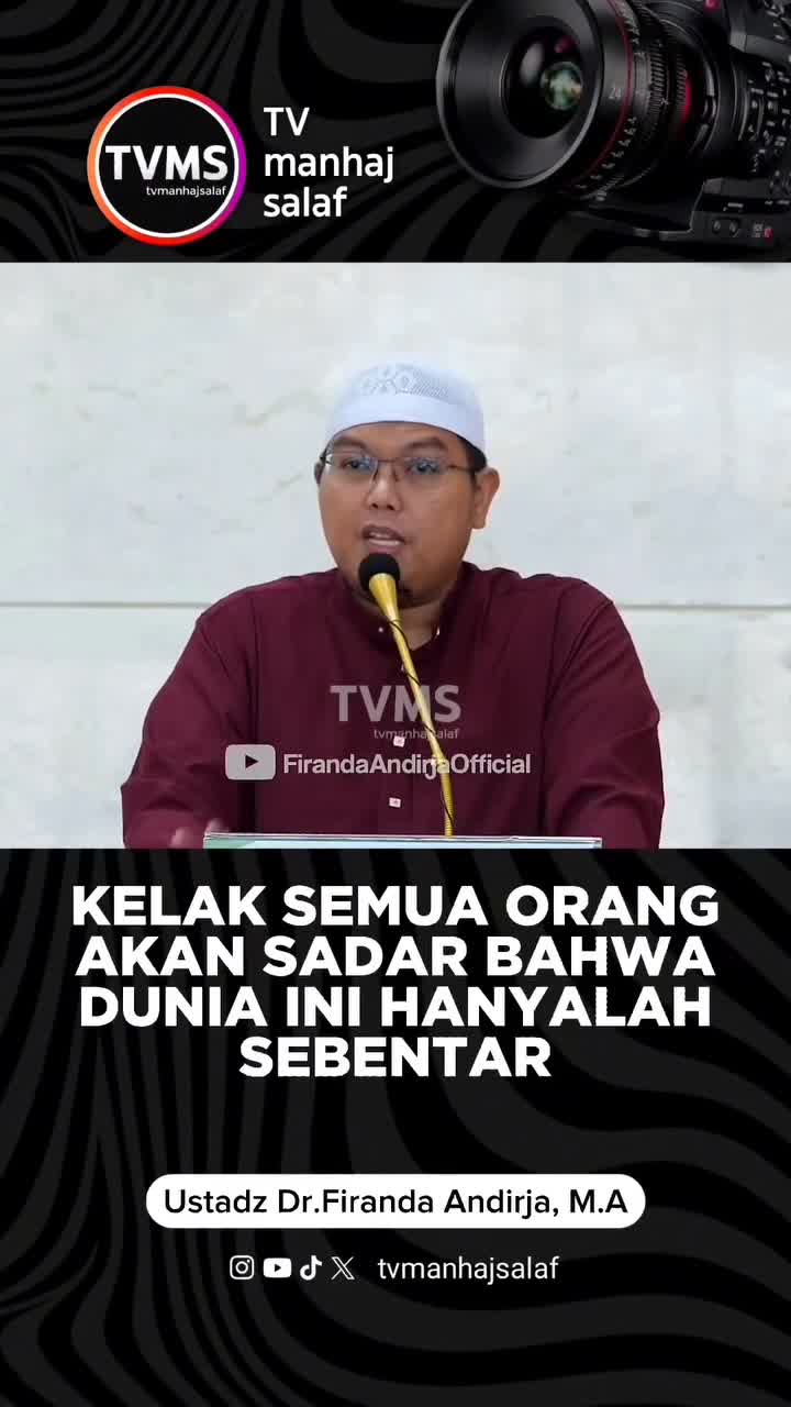 dunia hanya sementara, renungkanlah dan tanamkan dalam diri sendiri #kajian #muslim #dunia #Hot+ #Video+ #Religi