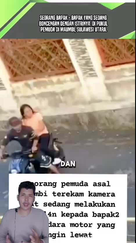 Pemuda Pukul bapak - bapak. #videoviral  #videoedukasi 