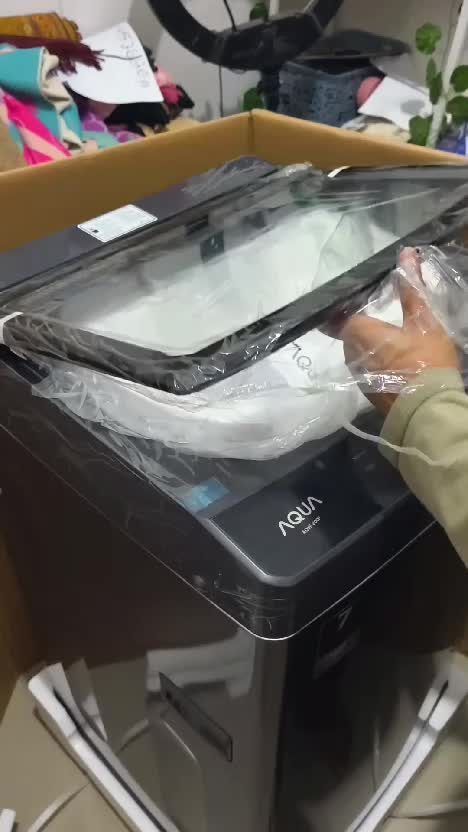 unboxing mesin cuci 1 tabung otomatis