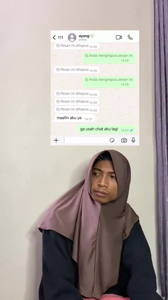 lah katanya gausah chat lagi 😂