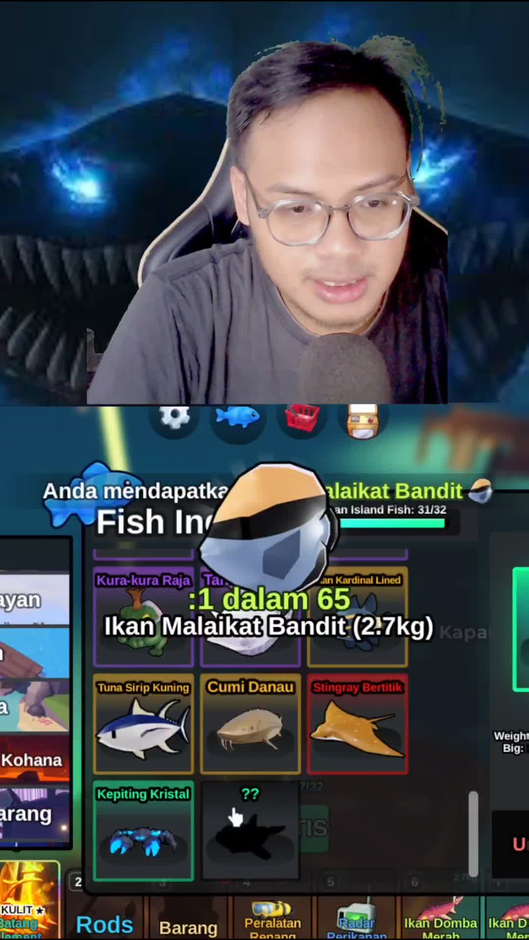 cara cepat dapat secret #roblox #fishit 