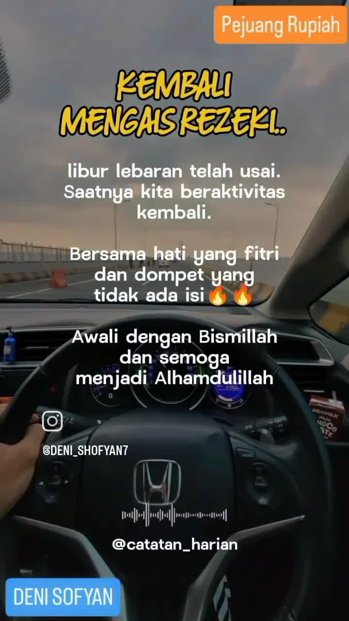Kembali Mengais Rezeki 