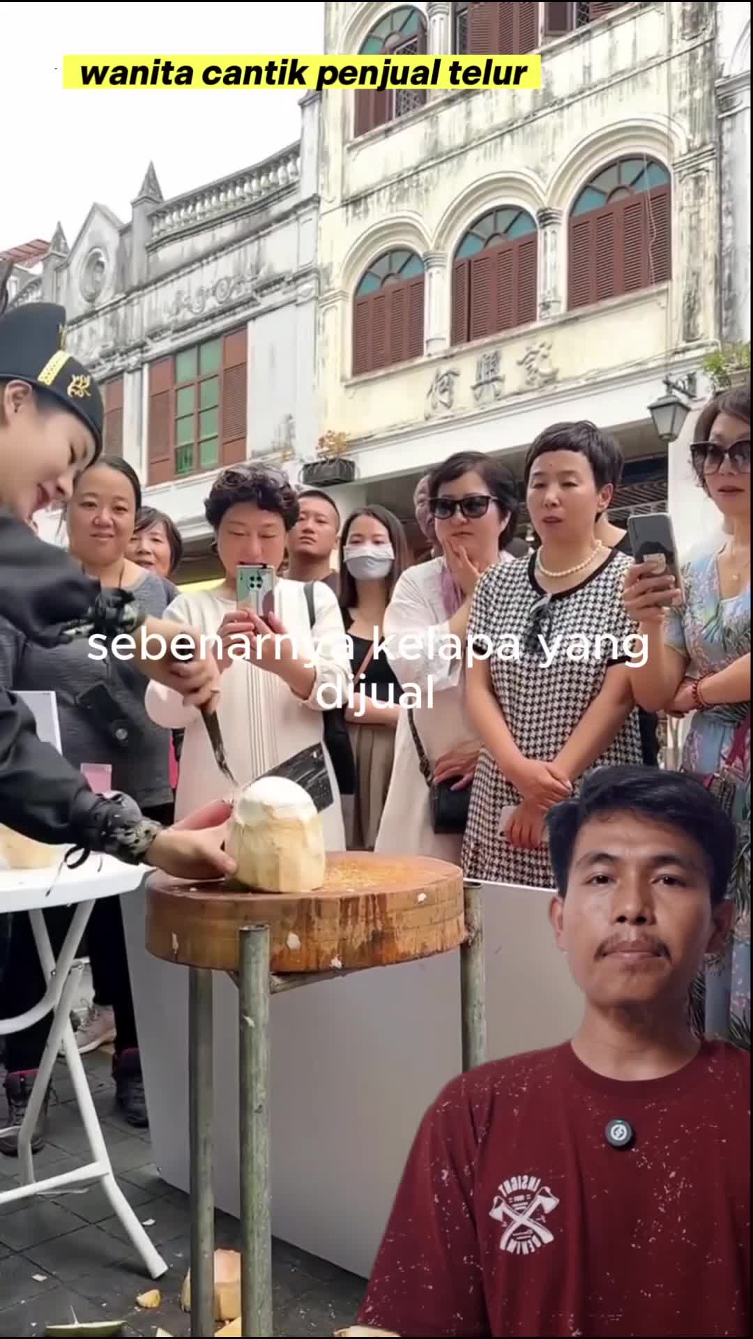 wanita cantik penjual telur super #wanita #cantik #food