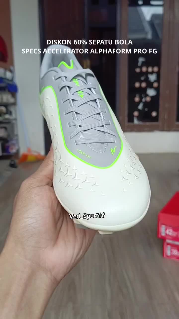DISKON 60% SEPATU BOLA ORIGINAL.
SPECS ACCELERATOR ALPHAFORM PRO FG.
Rp.629.800 JADI Rp.275.000

VERI SPORT ORIGINAL GAK HARUS MAHAL!

#spec