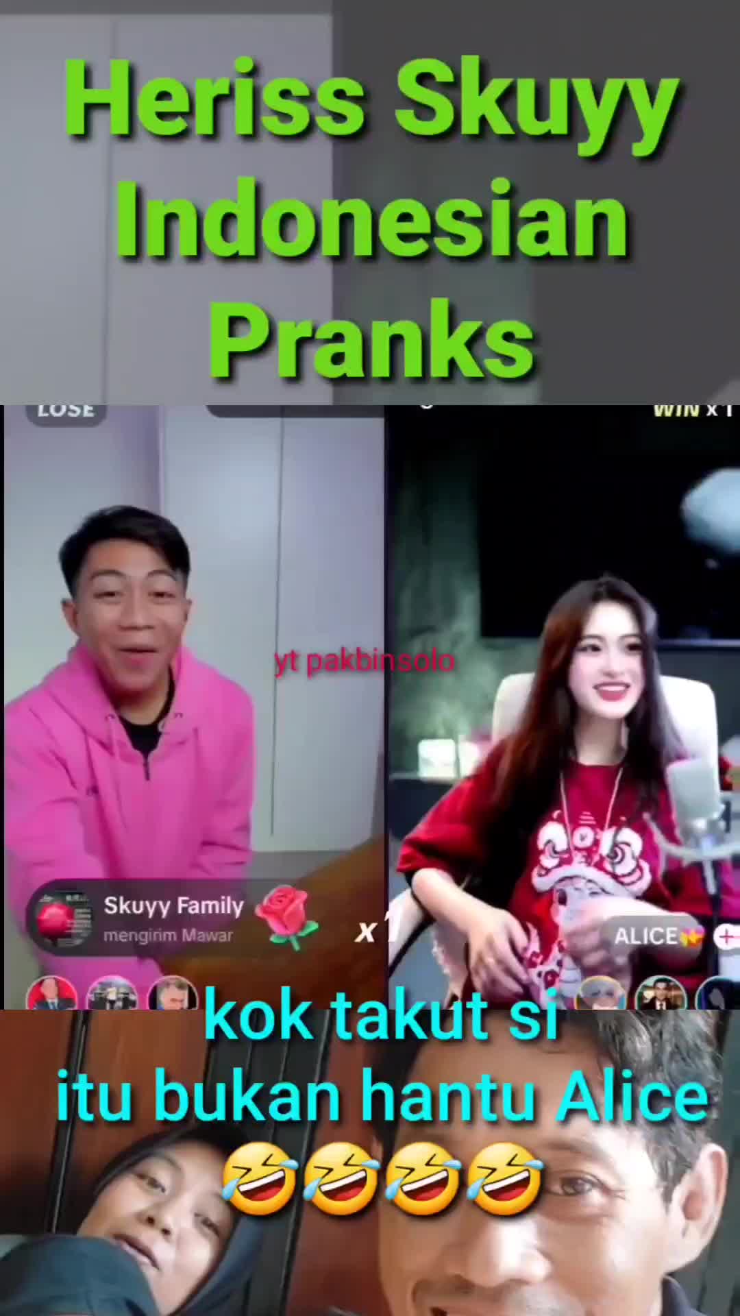 padahal bukan hantu lho #herissskuy #prank #reaction #fypシ゚viral #trending #funny 
