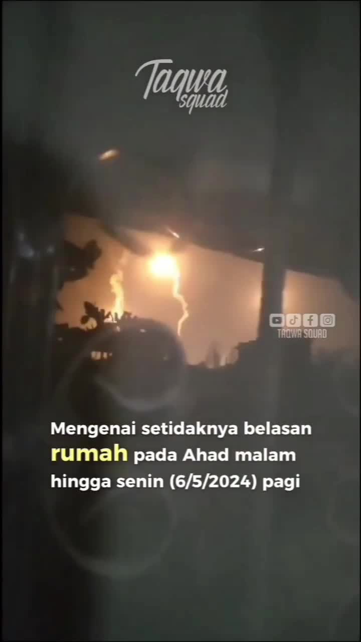 Rafah mulai diserang Israel. Ya Allah, mohon beri kekuatan untuk saudara kami di Palestina, Aamiin YRA