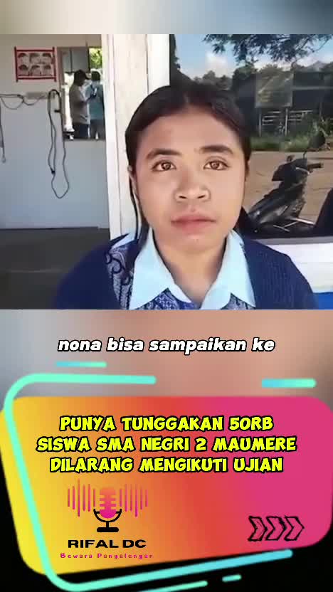 Siswa SMA Negeri 2 Maumere Dilarang Ikut Ujian karena Tunggakan Uang Sekolah.