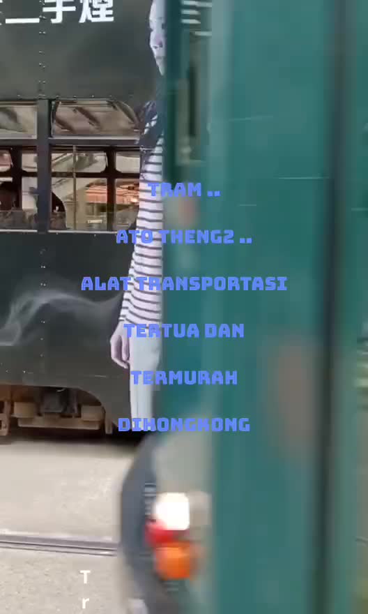 Alat transportasi tertua dan termurah dihongkong.
#HONGKONG .