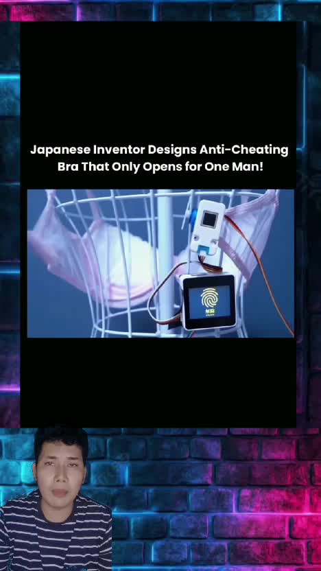Mahasiswi Jepang Ciptakan Bra Anti Cheating, Yang Hanya Bisa dibuka Pakai Sidik Jari Pasangan.
 #penemuan #teknologi  #jepang  #bra  #antich