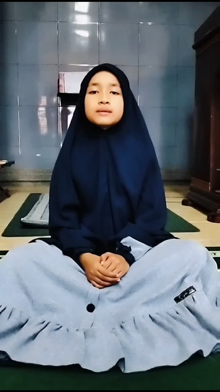 Bismillah..Talitha Nabilah Putri Rusmana in syaa Allah hafalan 5 juz 