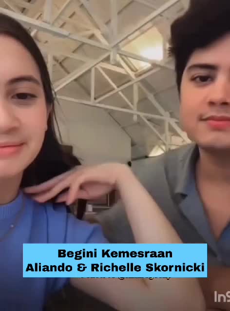 Duh, padahal baru cinta monyet yaaa #aliando #richelleskornicki #artis 