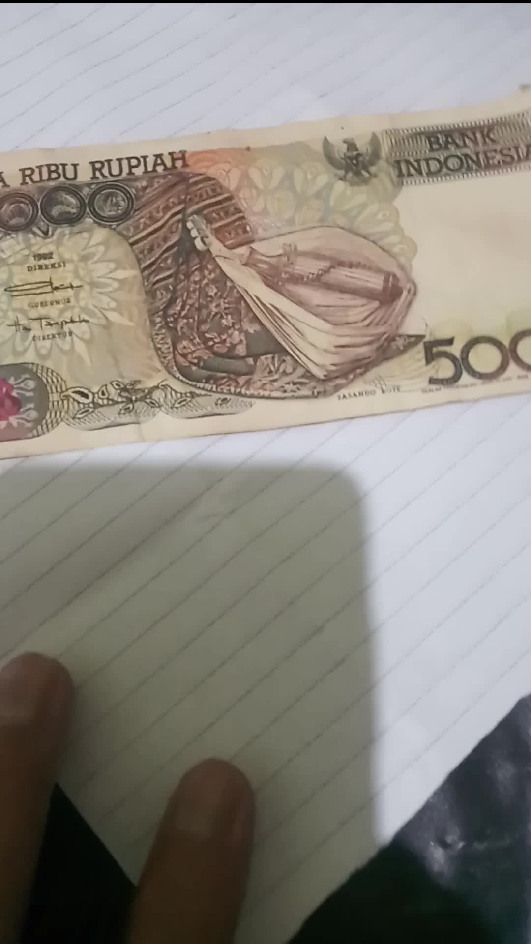 Best Old Money 1992, Uang Kuno Rp.5000 Edisi thn 1992, Dijual Rp.50jt