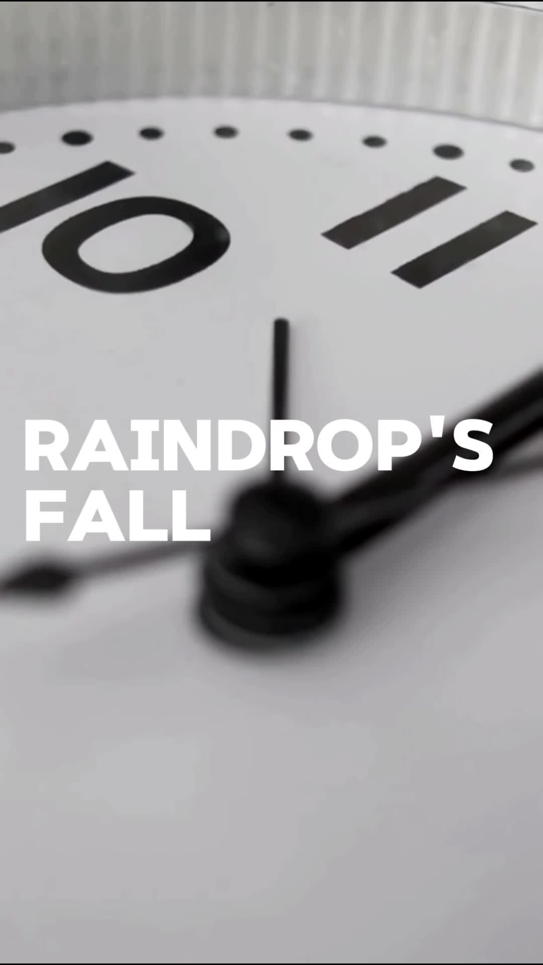 Raindrop's fall