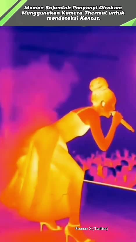 Momen Sejumlah Penyanyi Direkam Menggunakan Kamera Thermal untuk mendeteksi Kentut. #videoviral  #faktaviral #Teknologi Masa Kini 