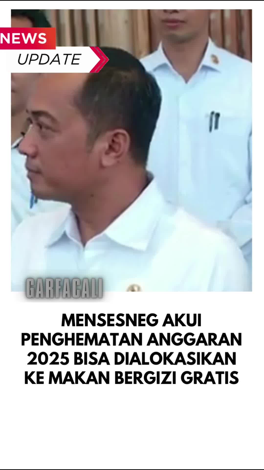Mensesneg Akui Penghematan Anggaran 2025 Bisa Dialokasikan ke Makan Bergizi Gratis