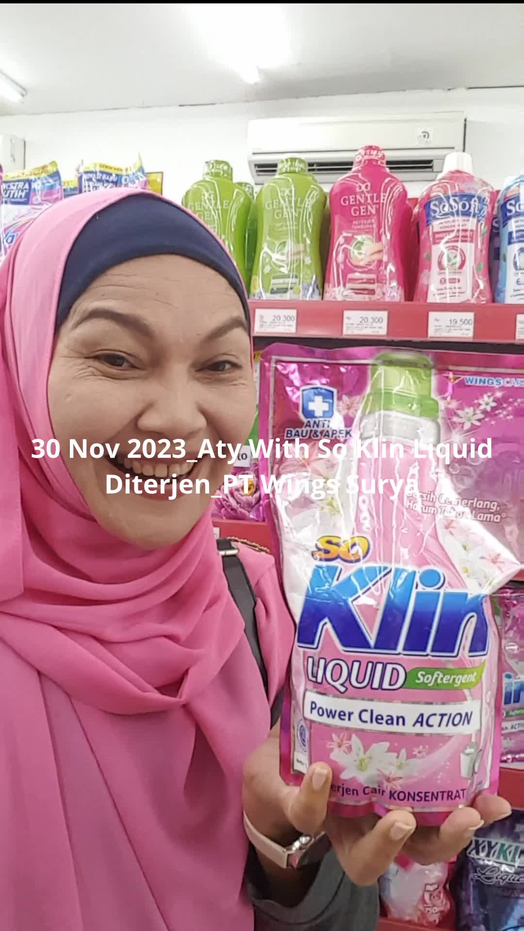 30 Nov 2023_Aty with So Klin Diterjen Liquid_PT Wings Surya