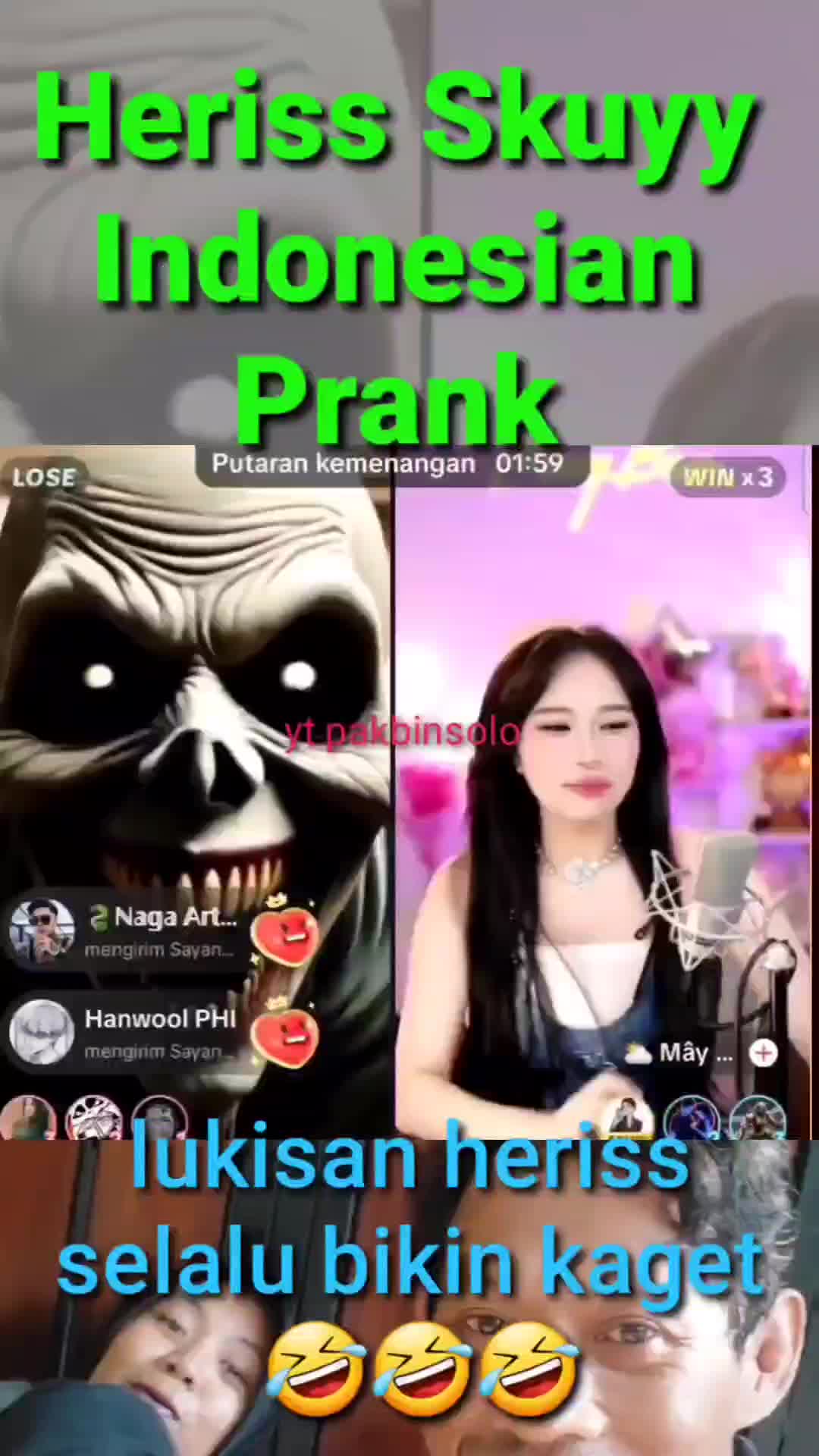 lukisan serem #herissskuy #prank #reaction #fypシ゚viral #trending 