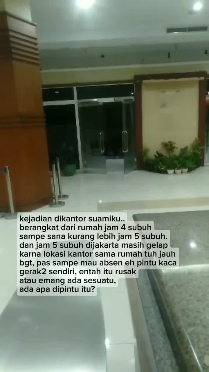 Real kah? itu kan berat pintunya 😭😭