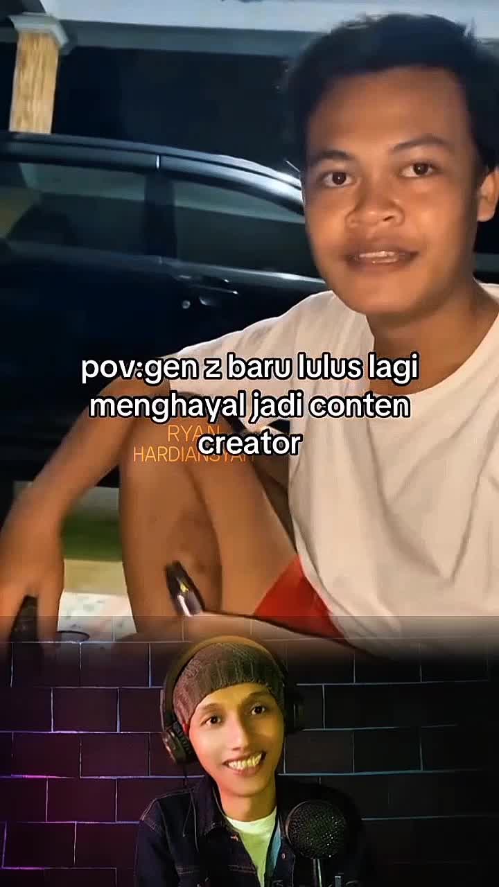 Gen Z Baru Lulus Lagi Menghayal Jadi Content Creator 😁
