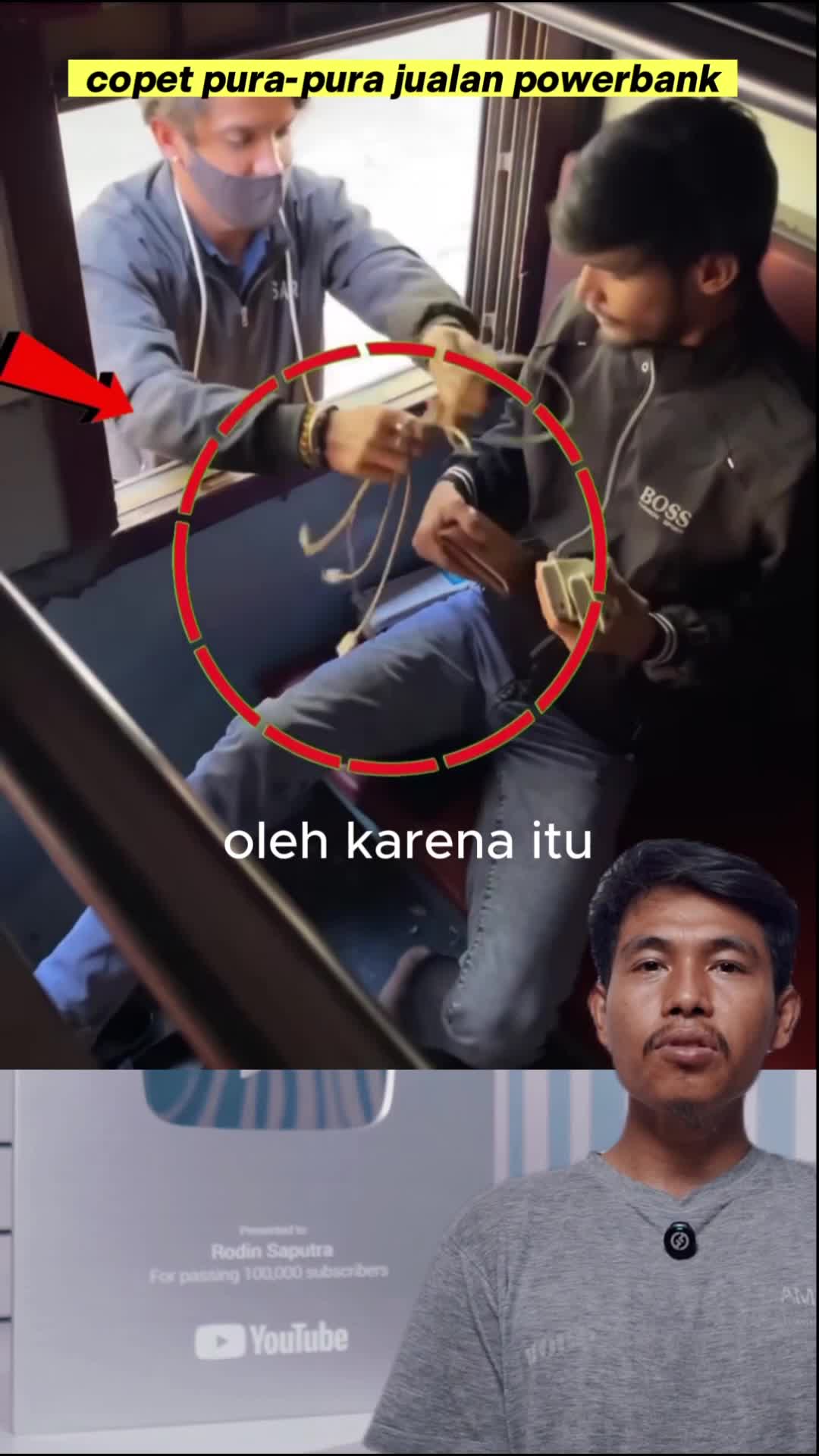 copet pura-pura jualan powerbank #facts #parodi #copet