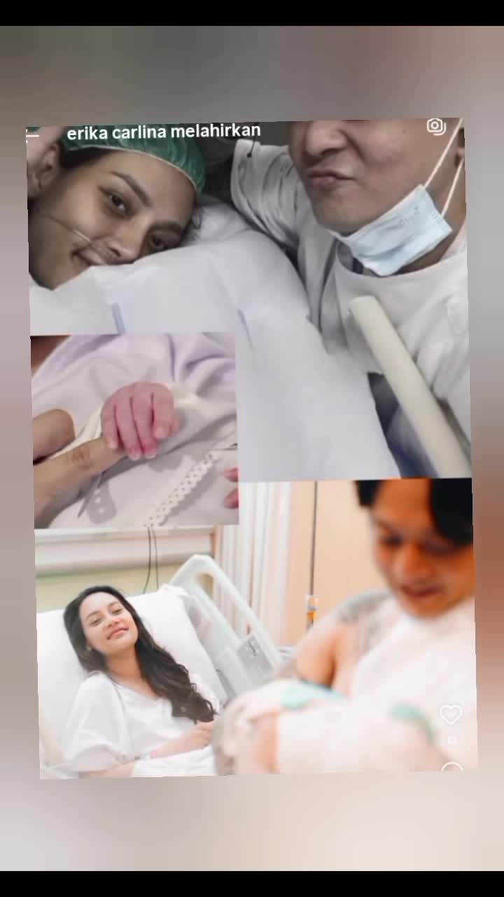Erika Carlina melahirkan putra pertamanya  #artis  #beritaartis  #erikacarlina 